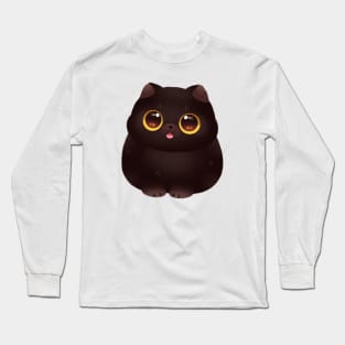 Chonky Black Cat Long Sleeve T-Shirt